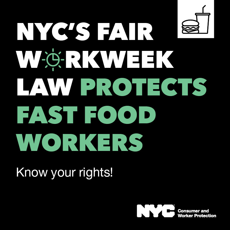 English version of Fairwork Week Fast Food Workers campaign ad